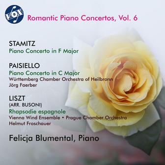 Stamitz, Paisiello & Liszt: Piano Concertos