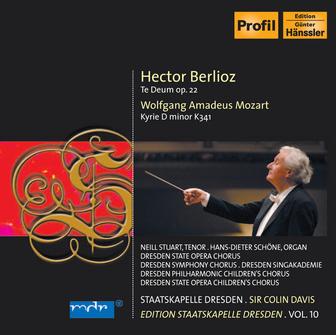Berlioz, H.: Te Deum / Mozart, W.A.: Kyrie, K. 341 (C. Davis) (Staatskapelle Dresden Edition, Vol. 10)