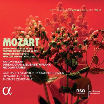 Mozart: Piano Concerto No. 19 KV 459 - Concerto for Flute & Harp KV 299 - Andante for Flute KV 315 - Horn Concerto No. 1 KV 412/514