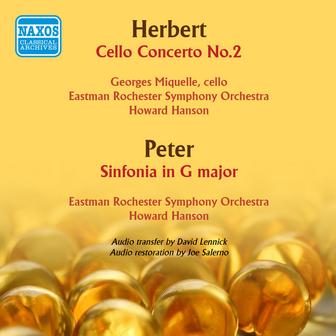 Herbert: Cello Concerto No. 2 - Peter: Sinfonia in G major
