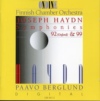Haydn: Symphonies 92 (Oxford) & 99