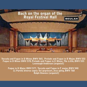 J.S. Bach on the Organ of the Royal Festival Hall