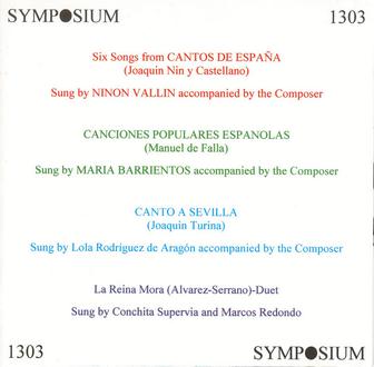 Songs of Spain (1928-1937)
