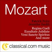 Wolfgang Amadeus Mozart, Veni Sancte Spiritus, K. 47