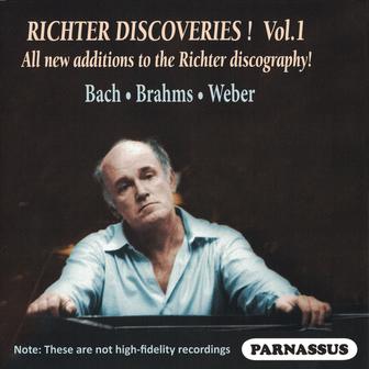 Richter Discoveries, Vol.1: Bach, Brahms, Weber