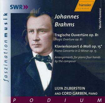 Brahms: Tragic Overture, Op. 81 / Piano Concerto in D Minor, Op. 15, Arranged for Piano 4 Hands