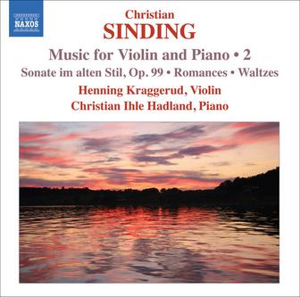 Sinding, C.: Violin and Piano Music, Vol. 2