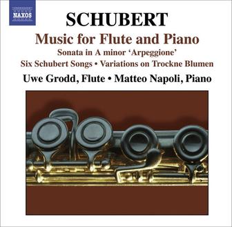Schubert, F.: Flute and Piano Music - Introduction and Variations On Trockne Blumen / Arpeggione Sonata / Songs (Arr. for Flute)