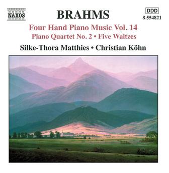 Brahms: Four-Hand Piano Music, Vol. 14