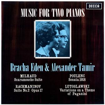 Music for Two Pianos - Milhaud; Rachmaninov; Poulenc; Lutoslawski