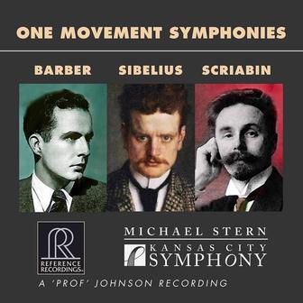 Barber, Sibelius & Scriabin: One Movement Symphonies