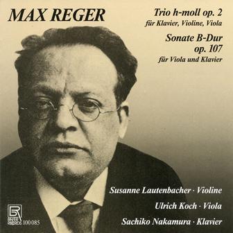 Reger: Piano Trio No. 1 in B Minor, Op. 2 & Clarinet Sonata No. 3 in B-Flat Major, Op. 107