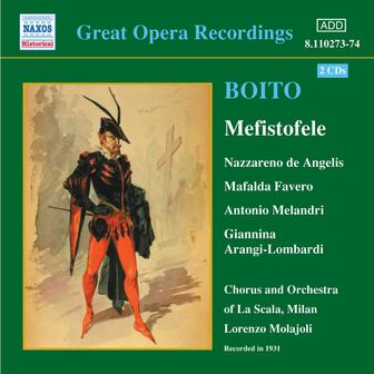 Boito: Mefistofele (De Angelis, Favero, Melandri) (1931)