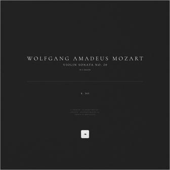 Violin Sonata No. 20 in C Major, K. 303/293c