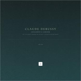Children's Corner, CD 119: No. 3 in E Major 'Serenade for the Doll'. Allegretto ma non troppo