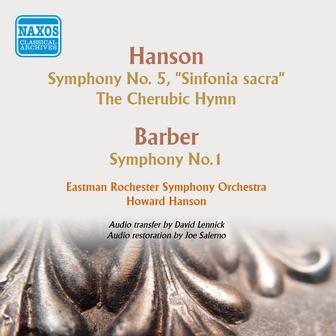 Hanson: Symphony No. 5 - The Cherubic Hymn - Barber: Symphony No. 1